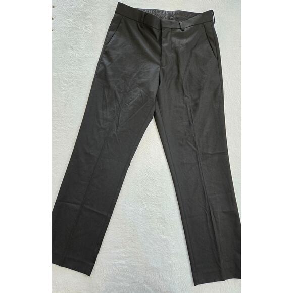 Murano Other - Black Murano Men's Alex Slim-Fit Flat-Front Dress Pants- Sz 30x28